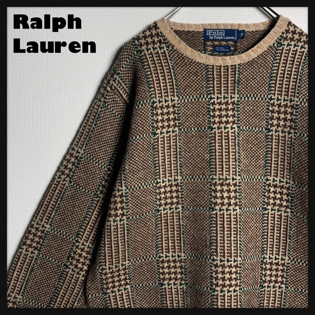 美品】ラルフローレン ニット ウール 総柄 バーズアイの通販 by 美品】ラルフローレン ニット ウール 総柄 バーズアイの通販 by
