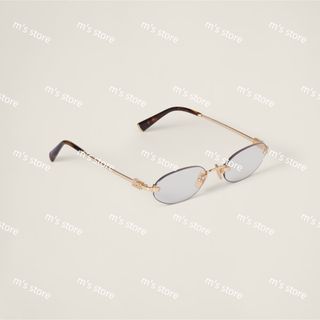 MIU MIU - 新品 miumiu ミュウミュウ MIU MIU ロゴ サングラス MIU MIU - 新品 miumiu ミュウミュウ MIU MIU ロゴ サングラス
