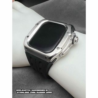 Apple Watch - 金x赤□アップルウォッチ用キラキラカバー&レッド Apple Watch - 金x赤□アップルウォッチ用キラキラカバー&レッド