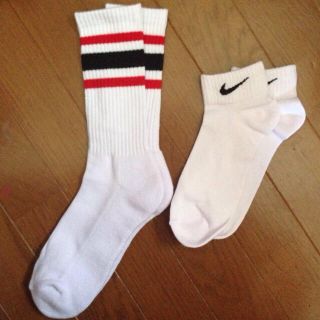 ナイキ(NIKE)のNIKE 靴下 ♡ ラインソックス(ソックス)