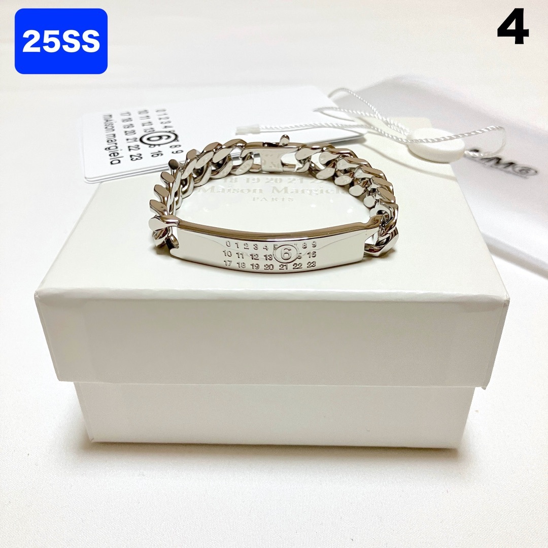 MM6 - 新品 4 25ss マルジェラ MM6 アノニマスロゴブレスレット MM6 - 新品 4 25ss マルジェラ MM6 アノニマスロゴブレスレット