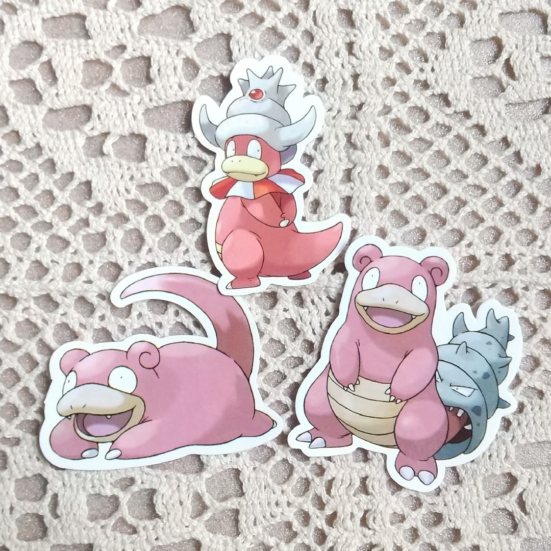 ポケモン - ポケモン ヤドン ヤドラン ヤドキング ステッカー 3