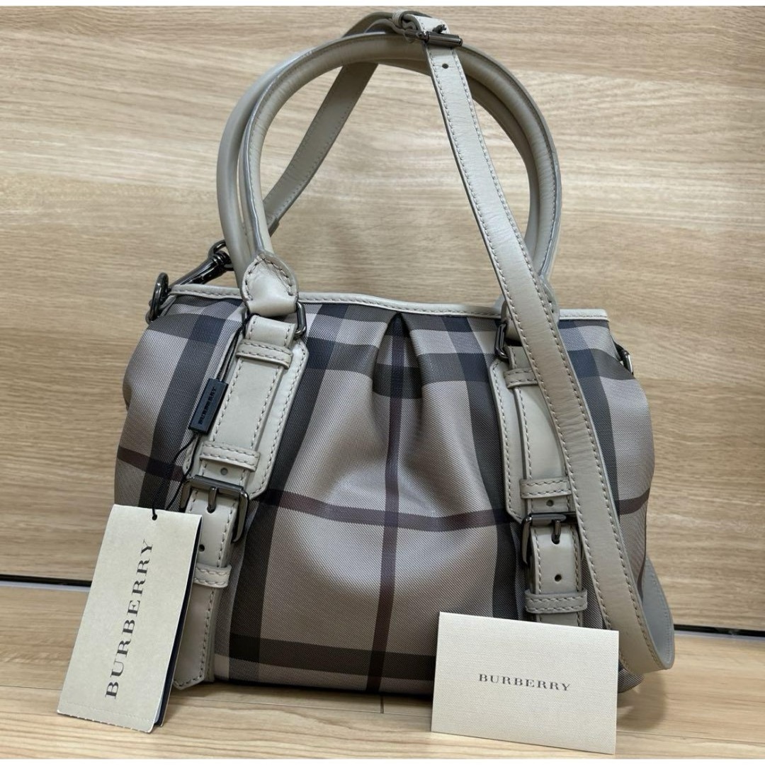 BURBERRY - 訳あり未使用 BURBERRY ノバチェック ハンドバッグ BURBERRY - 訳あり未使用 BURBERRY ノバチェック ハンドバッグ