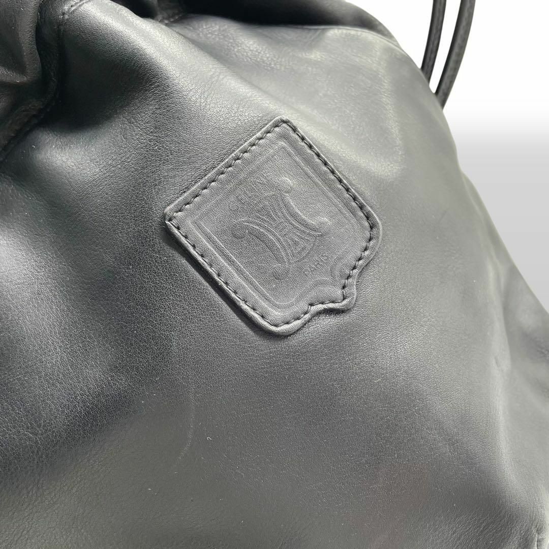 美品】CELINE ヴィンテージ ショルダーバッグ 巾着 ドロー 美品】CELINE ヴィンテージ ショルダーバッグ 巾着 ドロー