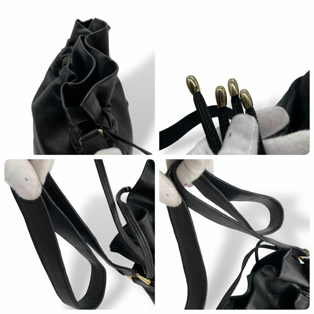 美品】CELINE ヴィンテージ ショルダーバッグ 巾着 ドロー 美品】CELINE ヴィンテージ ショルダーバッグ 巾着 ドロー