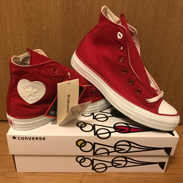 CONVERSE(コンバース)のちーさま♡コンバースハートパッチ2足 レディースの靴/シューズ(スニーカー)の商品写真