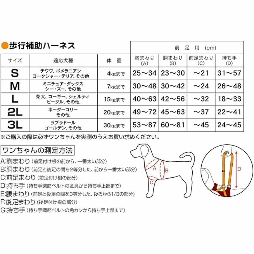 ペティオ (Petio) 歩行補助ハーネス 前足用 超小型犬用 S サイズ その他のペット用品(犬)の商品写真