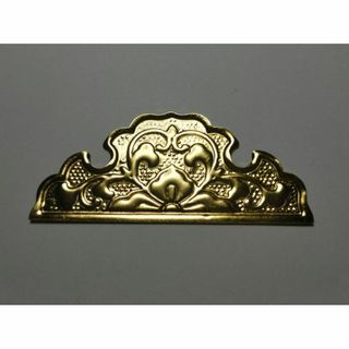 特別価格！★50ｍｍｘ 6枚【唐草真鍮金具】 仏具、神輿、山車、飾り真鍮金具(金属工芸)