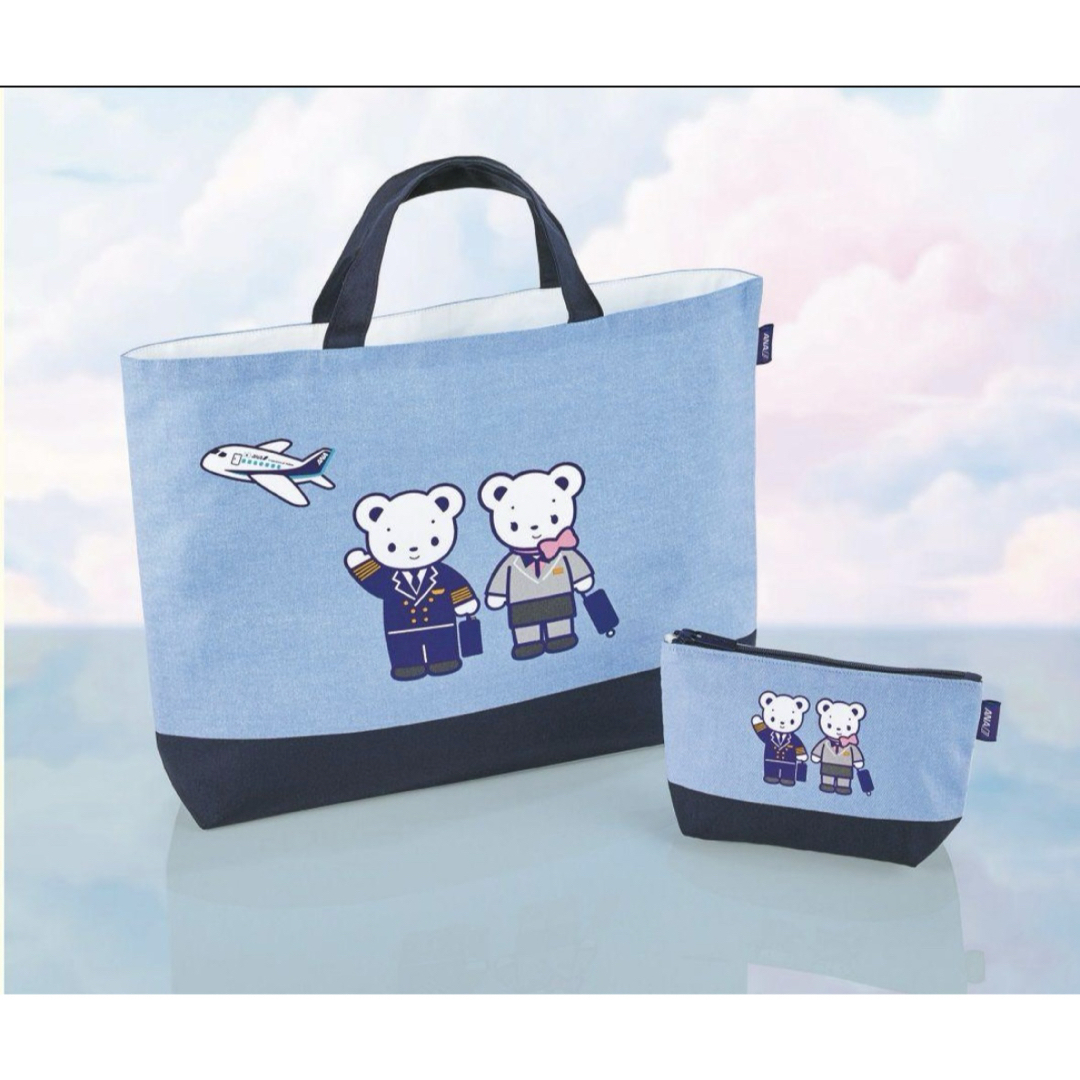ANAオリジナル ファミリア レッスンバッグ&ポーチセット 新品 ANAオリジナル ファミリア レッスンバッグ&ポーチセット 新品