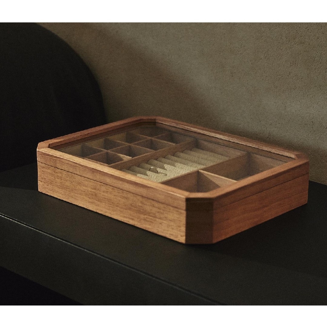 ZARA HOME ザラ ジュエリーボックス アクセサリーケース ウッド 木製 ZARA HOME ザラ ジュエリーボックス アクセサリーケース ウッド 木製