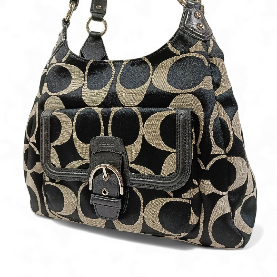美品 正規品 コーチ COACH ワンショルダーバッグ シグネチャー 美品 正規品 コーチ COACH ワンショルダーバッグ シグネチャー