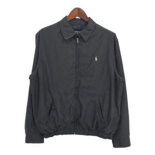 ポロラルフローレン(POLO RALPH LAUREN)のPolo by Ralph Lauren ポロ ラルフローレン スイングトップ ブラック (メンズ L) 中古 古着 T0046(その他)
