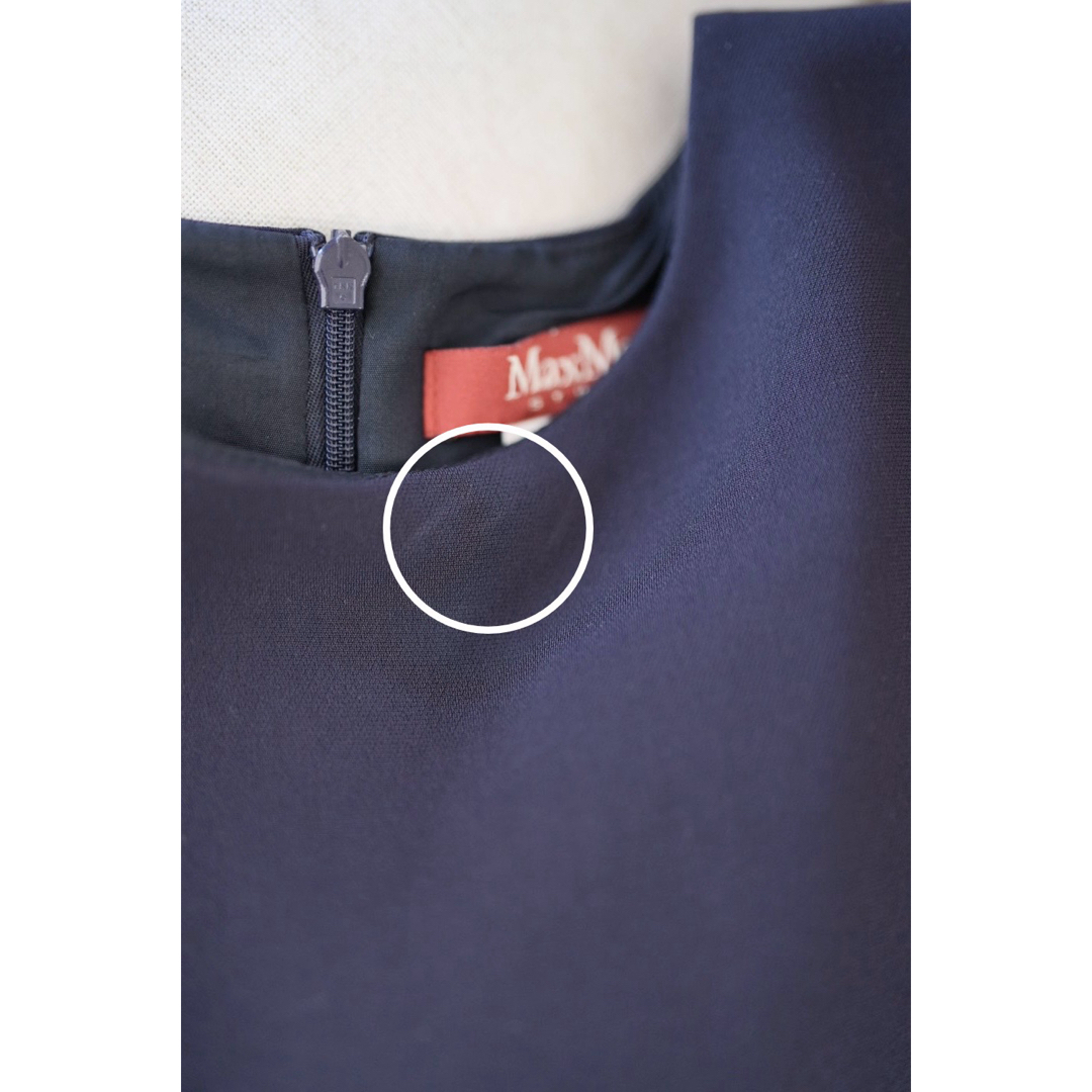 MAX MARA studio マックスマーラ ラッフル ワンピース ひざ丈 MAX MARA studio マックスマーラ ラッフル ワンピース ひざ丈