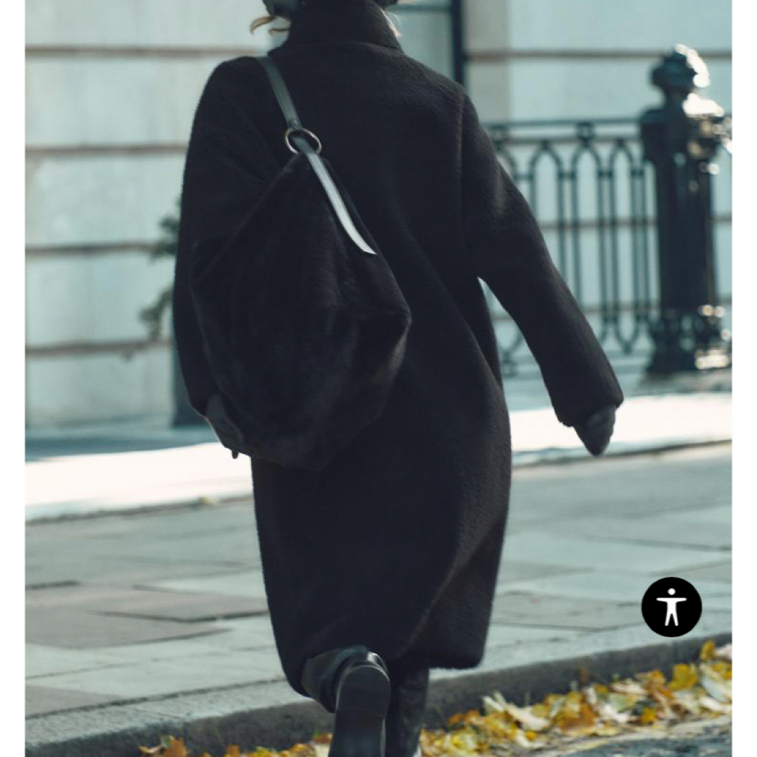 zara ザラ ボア ロングコート Lサイズ zara ザラ ボア ロングコート Lサイズ