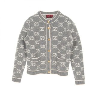 GUCCI グッチ カーディガン ボレロ 長袖 Lサイズ グレーベージュ GUCCI グッチ カーディガン ボレロ 長袖 Lサイズ グレーベージュ
