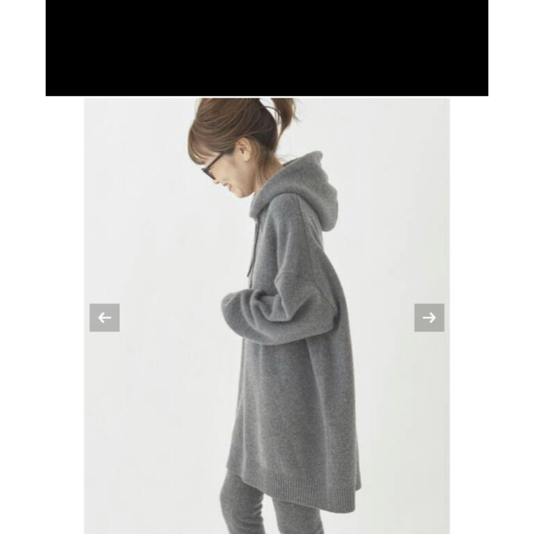 グランドセール 漫画 plage◇les Tendre BIG HOODIE ＆ニットレギンス◇セット ニット/セーター