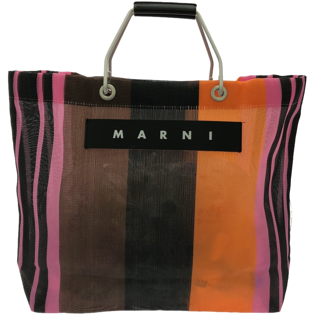 MARNI - MARNI マルニ フラワーカフェ メッシュトートバッグ  マルチ