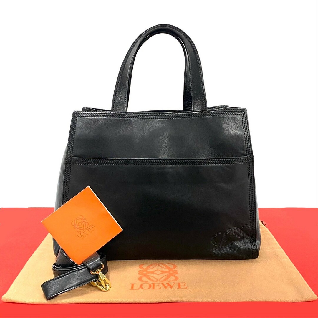 1円〜【美品】ロエベ LOEWE アナグラム ロゴ 2way リュック 1円〜【美品】ロエベ LOEWE アナグラム ロゴ 2way リュック