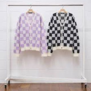 UNUSED - UNUSED モヘアカーディガン US1642 19AW SIZE2 BLACKの UNUSED - UNUSED モヘアカーディガン US1642 19AW SIZE2 BLACKの