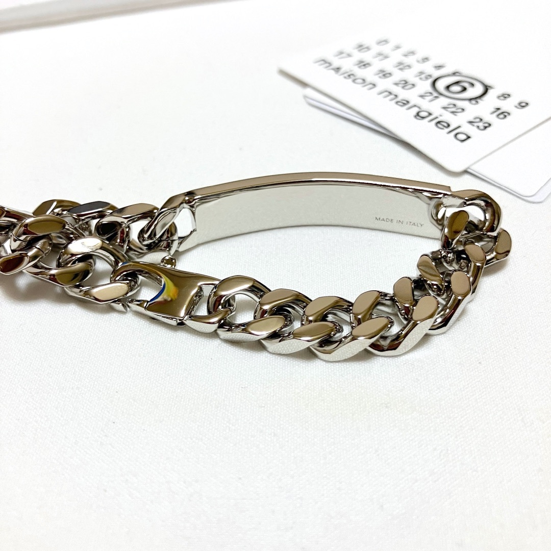 MM6 - 新品 3 25ss マルジェラ MM6 アノニマスロゴブレスレット