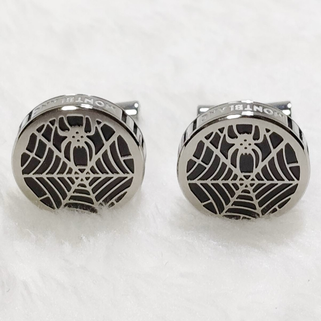 希少! MONTBLANC モンブラン カフス スパイダー 蜘蛛 シルバー 希少! MONTBLANC モンブラン カフス スパイダー 蜘蛛 シルバー