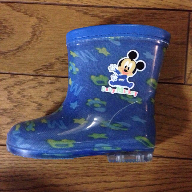 Disney(ディズニー)のミッキー 未使用13cm長靴♡ キッズ/ベビー/マタニティのベビー靴/シューズ(~14cm)(その他)の商品写真