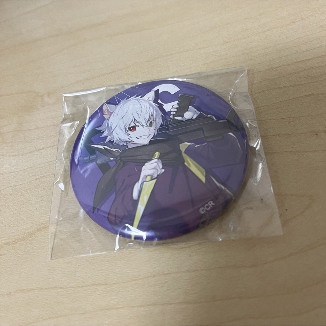 CRチップス 缶バッジ Ras Crazy Raccoon エンタメ/ホビーのタレントグッズ(その他)の商品写真