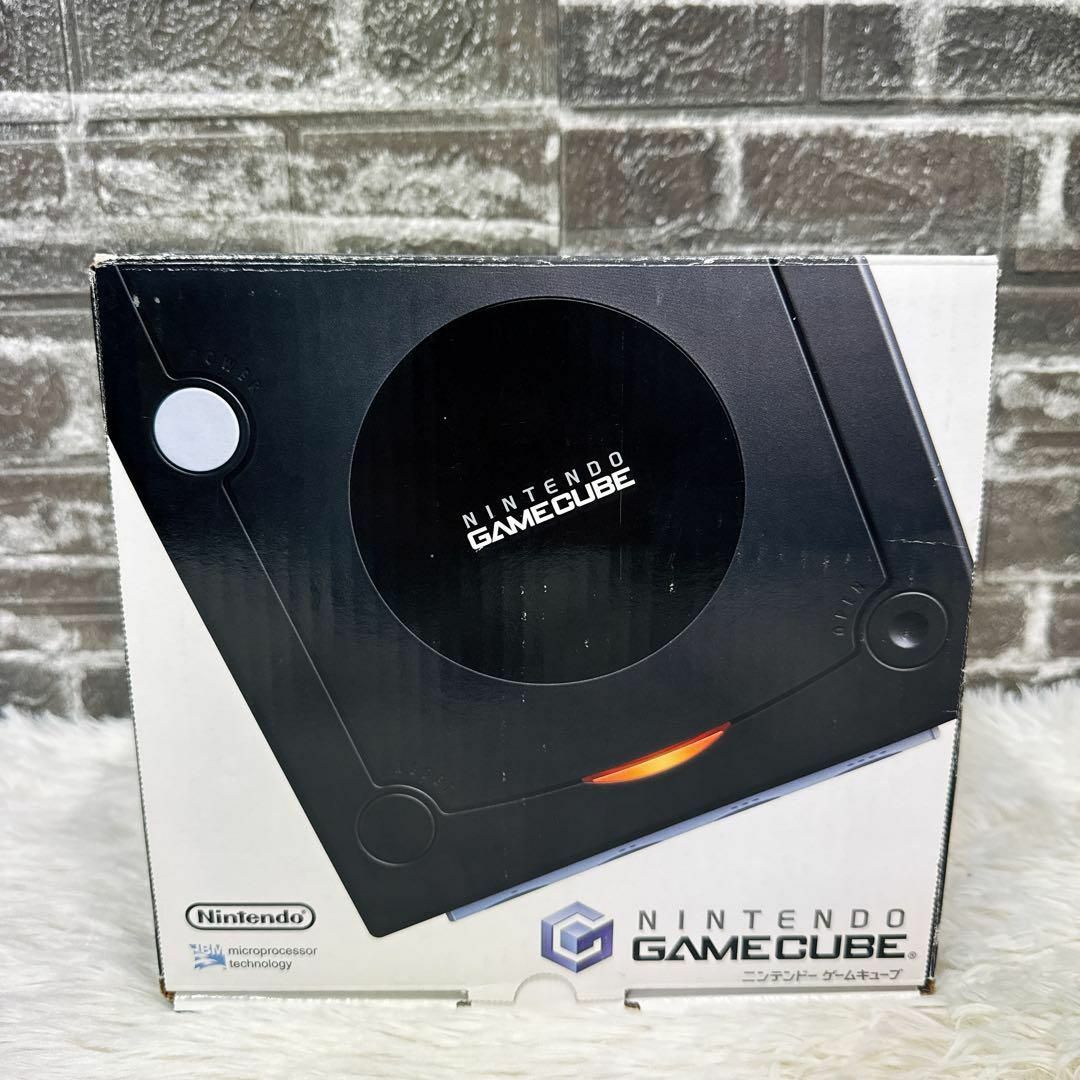 ゲームキューブ GAMECUBE バイオレット 本体 箱セット 動作品 ⑥