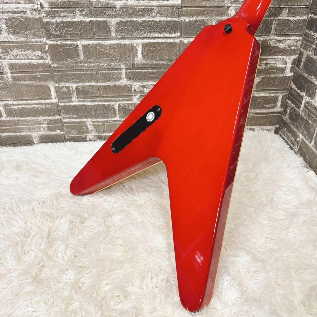 Chatting Bird フライングVタイプ フレイムトップ!セットネック仕様 Chatting Bird フライングVタイプ フレイムトップ!セットネック仕様