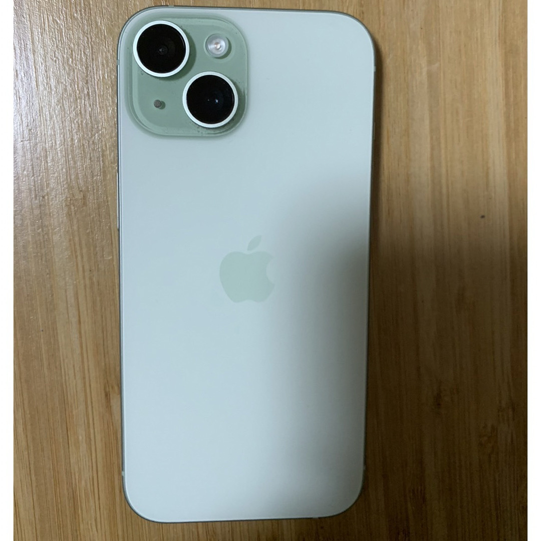 iPhone15 バッテリー95% グリーン 付属品全てあり iPhone15 バッテリー95% グリーン 付属品全てあり