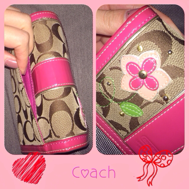 COACH(コーチ)のCOACH ❤︎ シグネチャー柄 お財布 レディースのファッション小物(財布)の商品写真