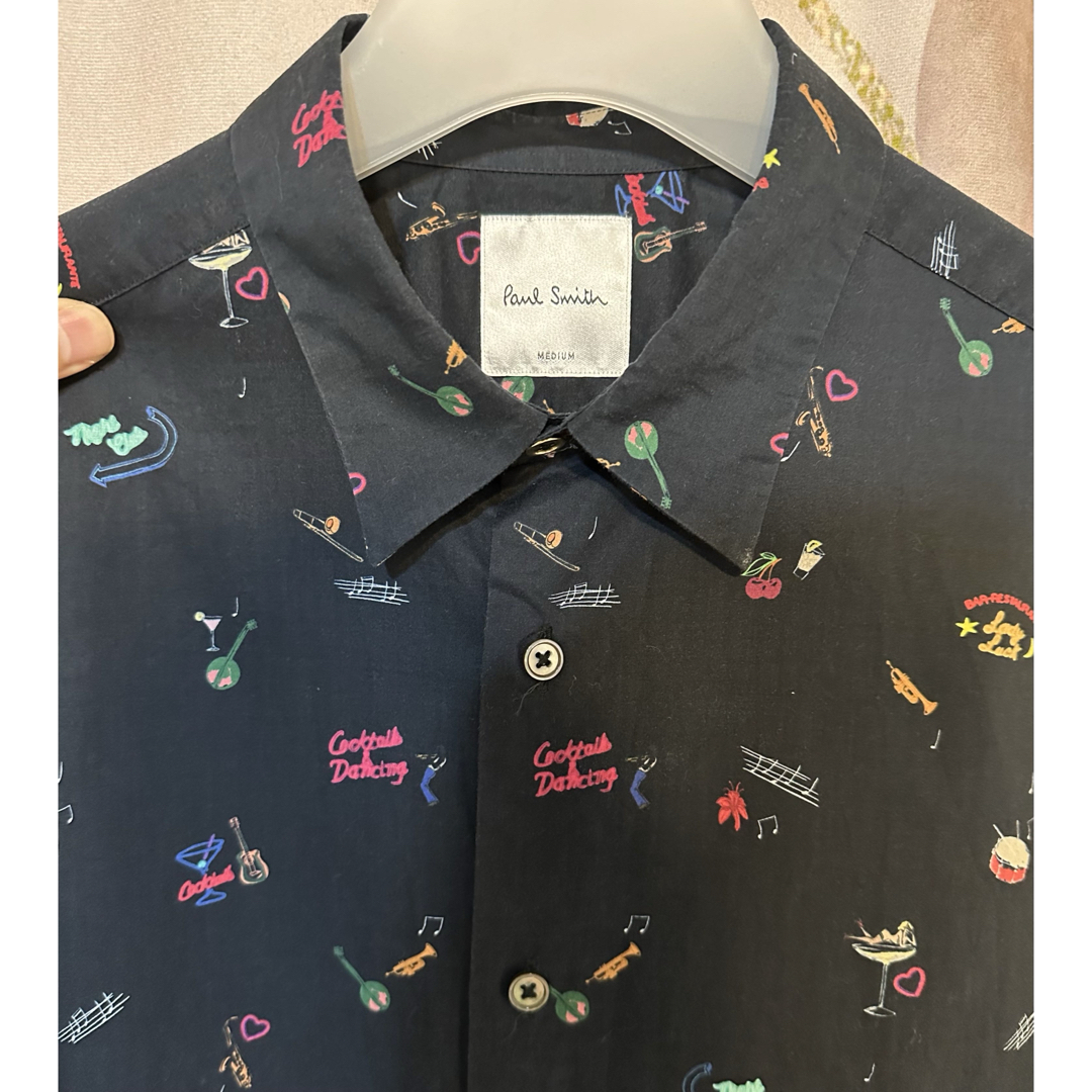 Paul Smith - ポールスミス 楽器 ハート カクテルプリント 柄 Paul Smith - ポールスミス 楽器 ハート カクテルプリント 柄