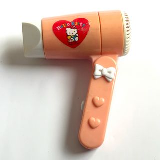 ハローキティ(ハローキティ)のハローキティ ふんわりドライヤー ピンク 平成レトロ 幼児玩具 サンリオ(キャラクターグッズ)