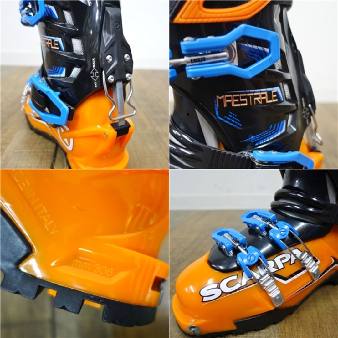 美品 スカルパ SCARPA MAESTRALE マエストラーレ 26.5cm 306mm 美品 スカルパ SCARPA MAESTRALE マエストラーレ 26.5cm 306mm