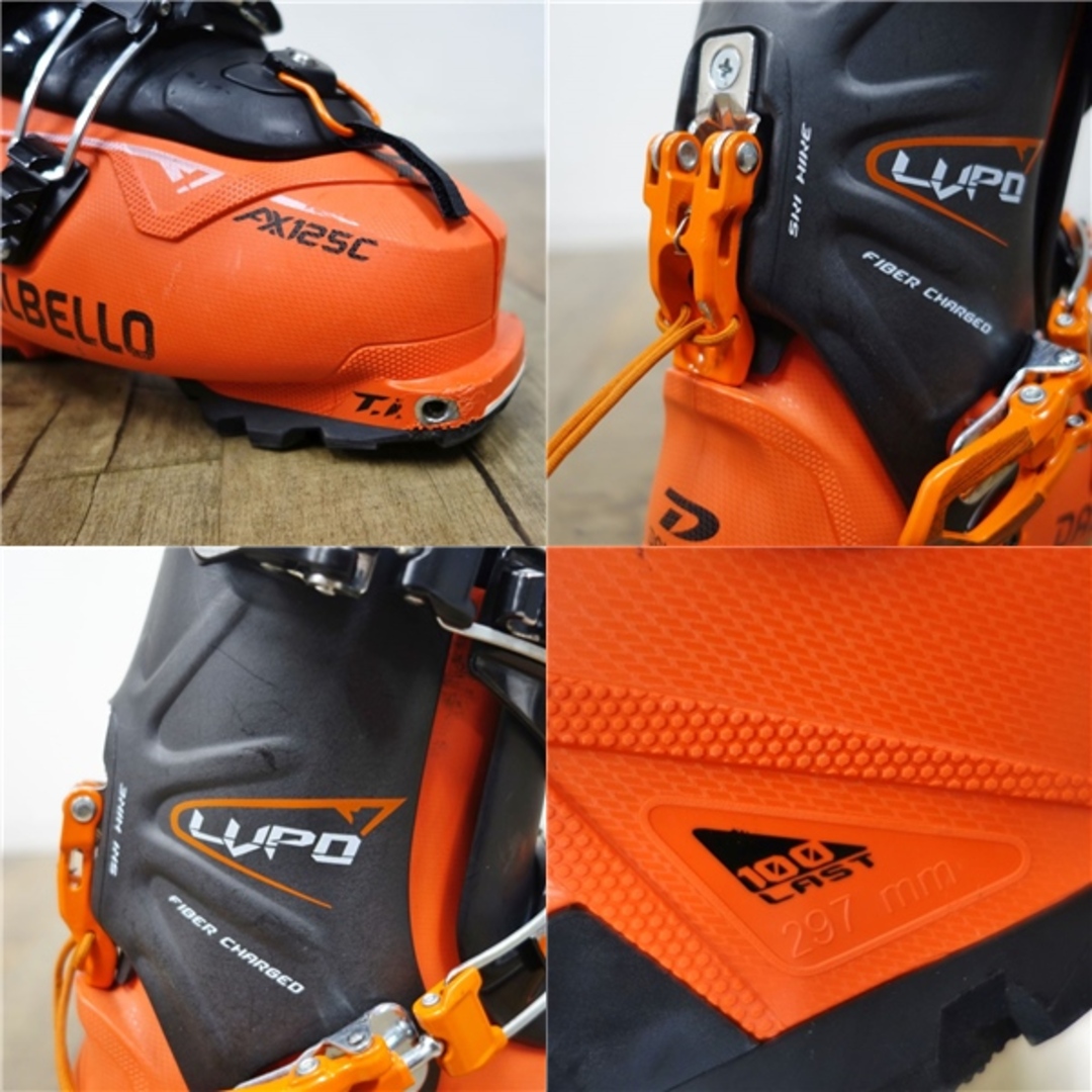 ダルベロ DALBELLO LUPO AX125C 25cm 297mm TLT テック AT ダルベロ DALBELLO LUPO AX125C 25cm 297mm TLT テック AT