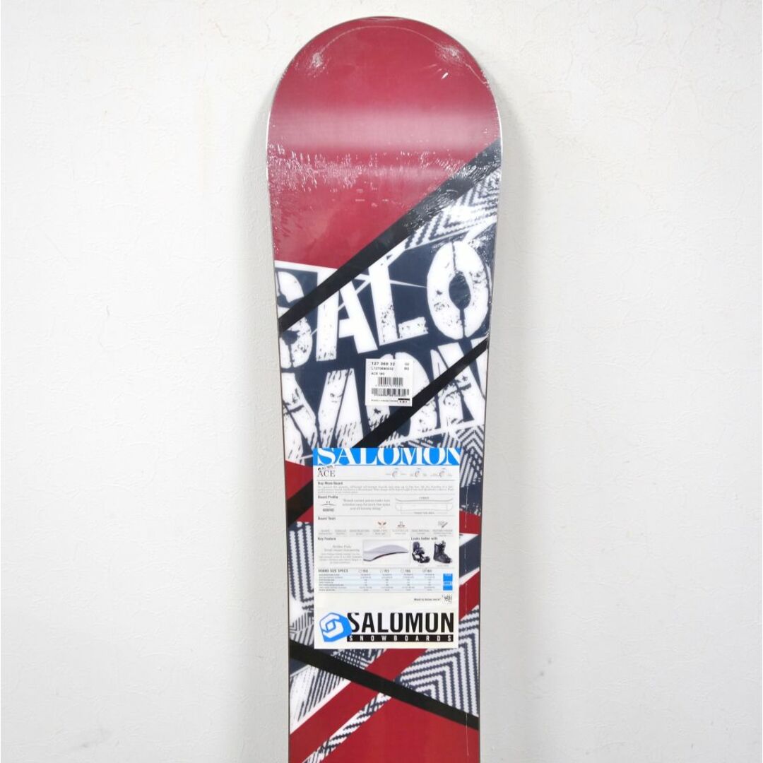 未使用 サロモン SALOMON ACE 160cm スノーボード デッキ 板 未使用 サロモン SALOMON ACE 160cm スノーボード デッキ 板