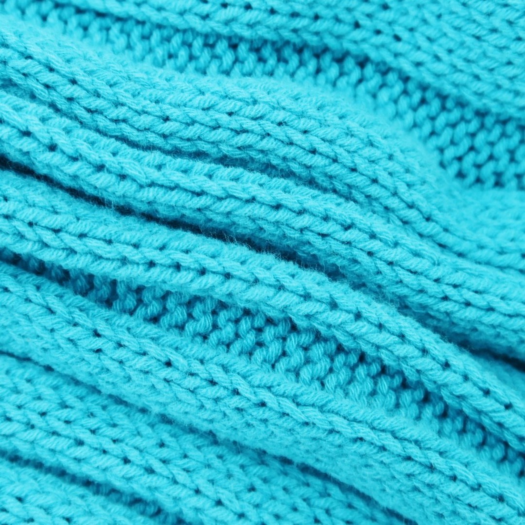 ISSEY MIYAKE(イッセイミヤケ)の【中古】イッセイミヤケ ISSEY MIYAKE 2024年秋冬 リブ ニット ロング ワンピース ブルーグリーンxホワイト【サイズ表記なし(L位)】【レディース】 レディースのワンピース(ロングワンピース/マキシワンピース)の商品写真