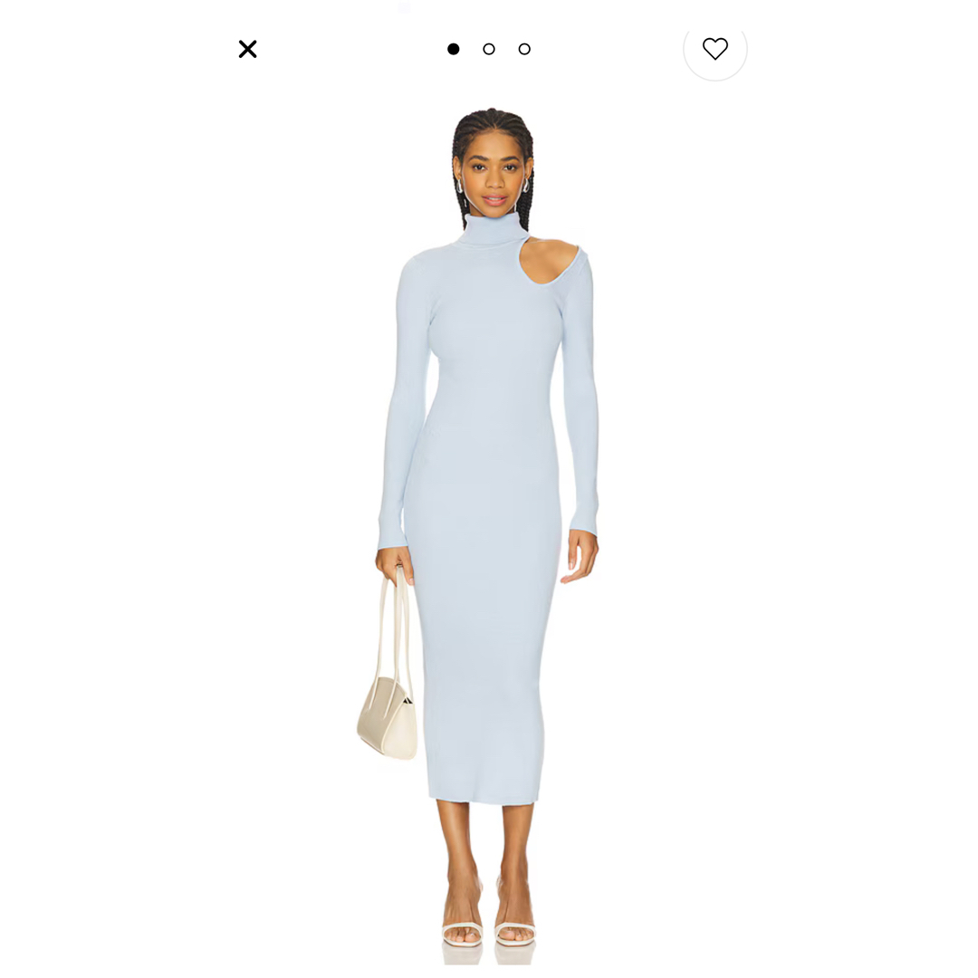ESTNATION(エストネーション)のbradot Olesa Asymmetric Knit Dress  レディースのワンピース(ロングワンピース/マキシワンピース)の商品写真
