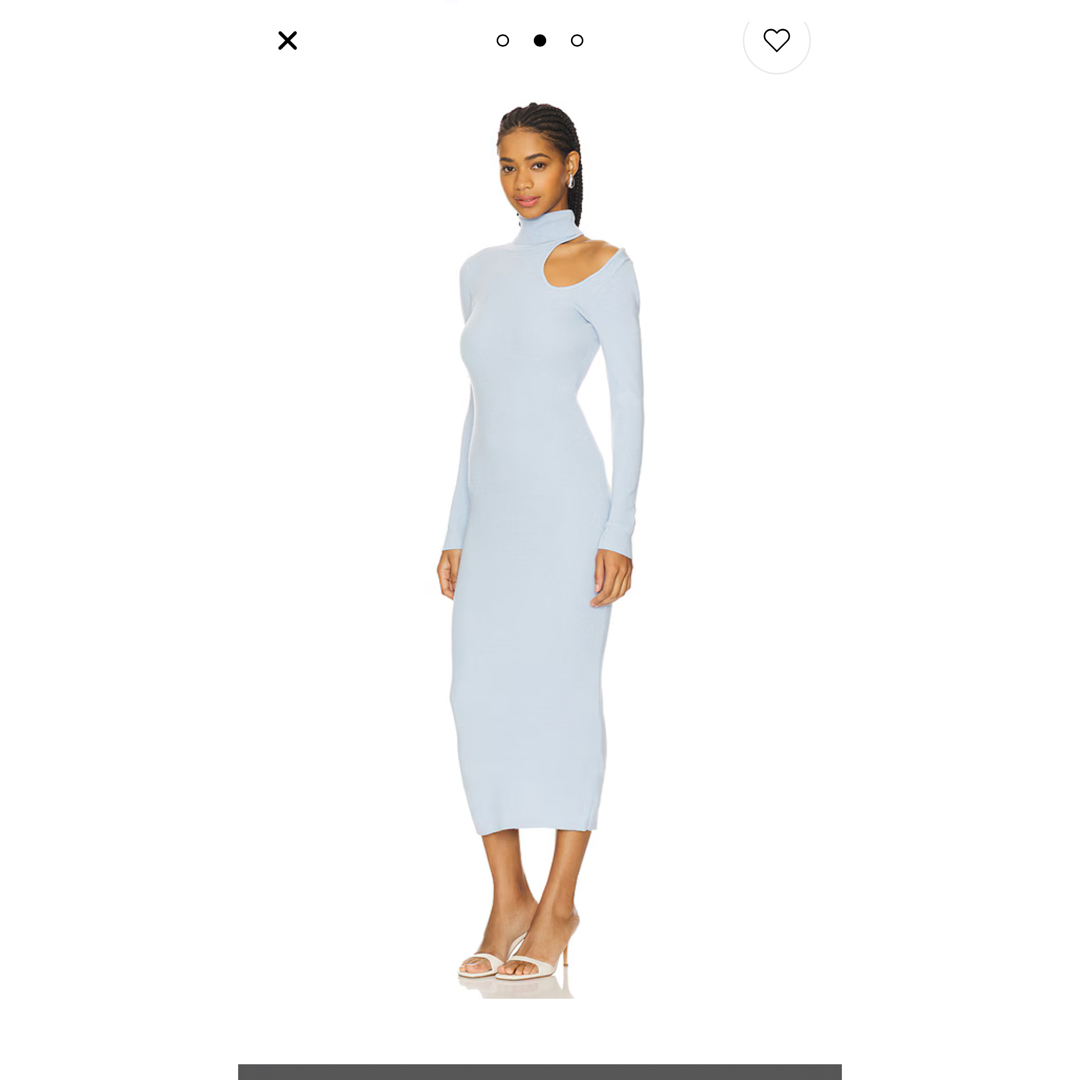 ESTNATION(エストネーション)のbradot Olesa Asymmetric Knit Dress  レディースのワンピース(ロングワンピース/マキシワンピース)の商品写真