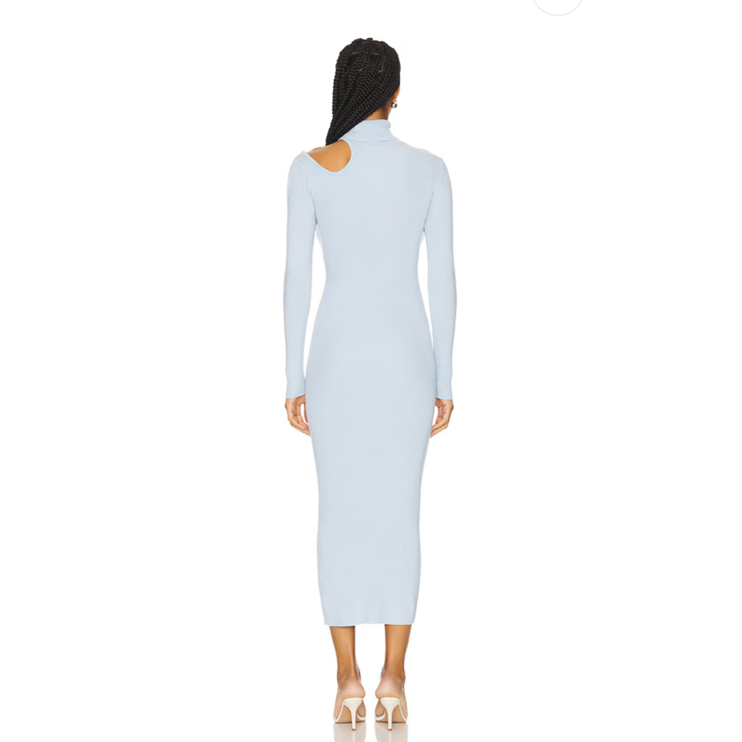 ESTNATION(エストネーション)のbradot Olesa Asymmetric Knit Dress  レディースのワンピース(ロングワンピース/マキシワンピース)の商品写真