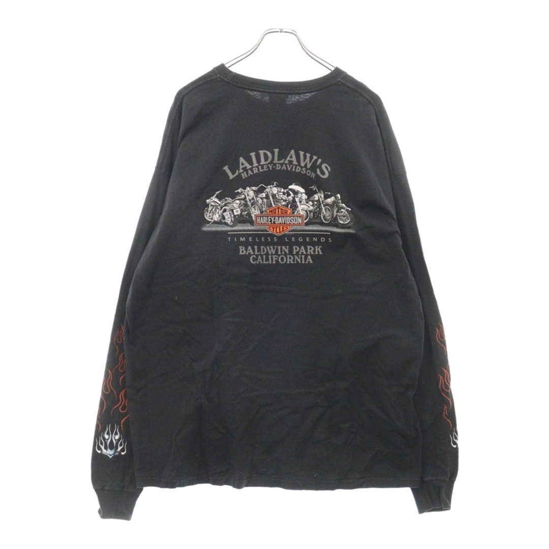 HARLEY DAVIDSON ハーレーダビッドソン スカルプリント 袖 HARLEY DAVIDSON ハーレーダビッドソン スカルプリント 袖