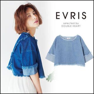 エヴリス(EVRIS)のEVRIS デニムトップス EMODA MURUA ENVYM(カットソー(長袖/七分))