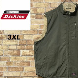 Dickies - 90s Dickies ディッキーズ 中綿 ワークベスト 古着 Dickies - 90s Dickies ディッキーズ 中綿 ワークベスト 古着