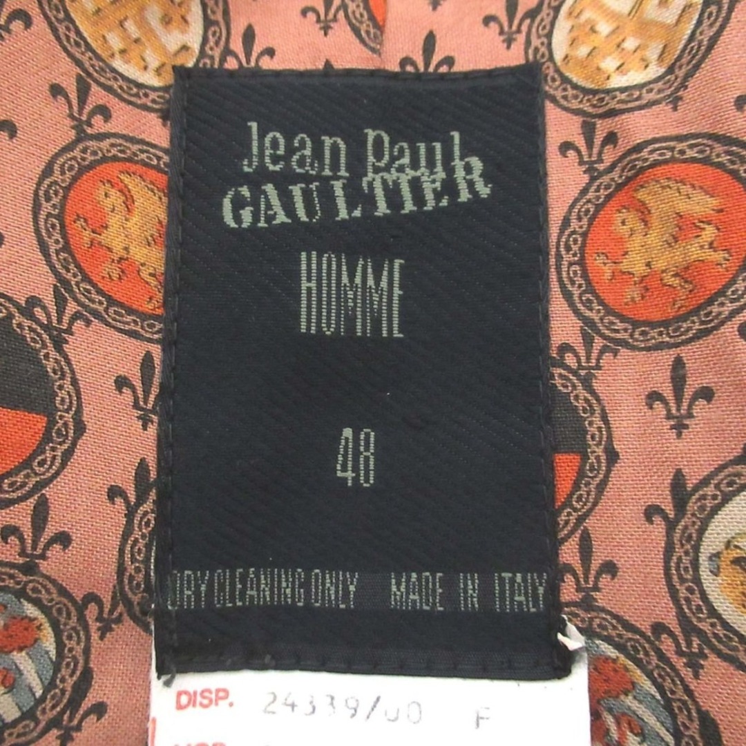Jean-Paul GAULTIER - 美品 Jean Paul Gaultier HOMME ジャン Jean-Paul GAULTIER - 美品 Jean Paul Gaultier HOMME ジャン
