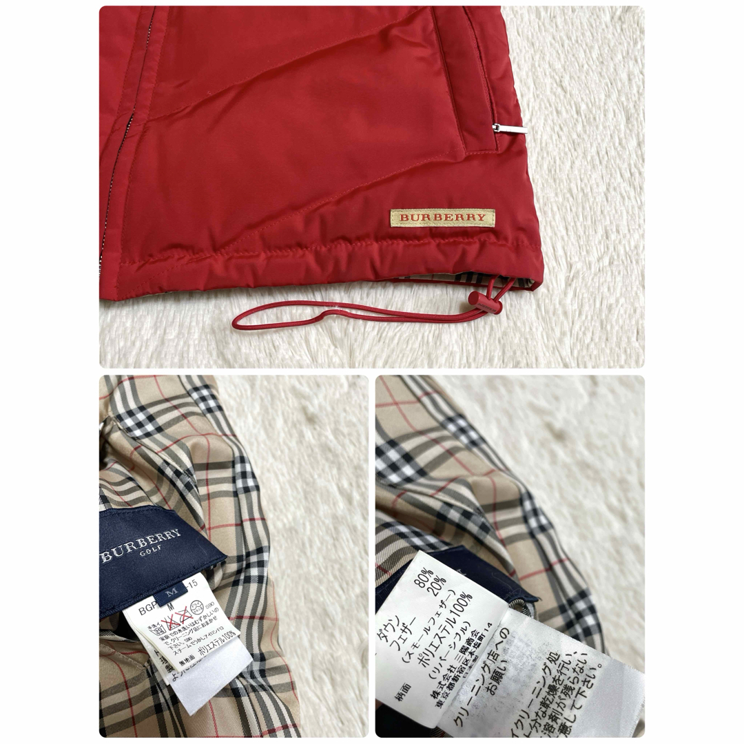BURBERRY - 美品 BURBERRノバチェック リバーシブル ダウン BURBERRY - 美品 BURBERRノバチェック リバーシブル ダウン