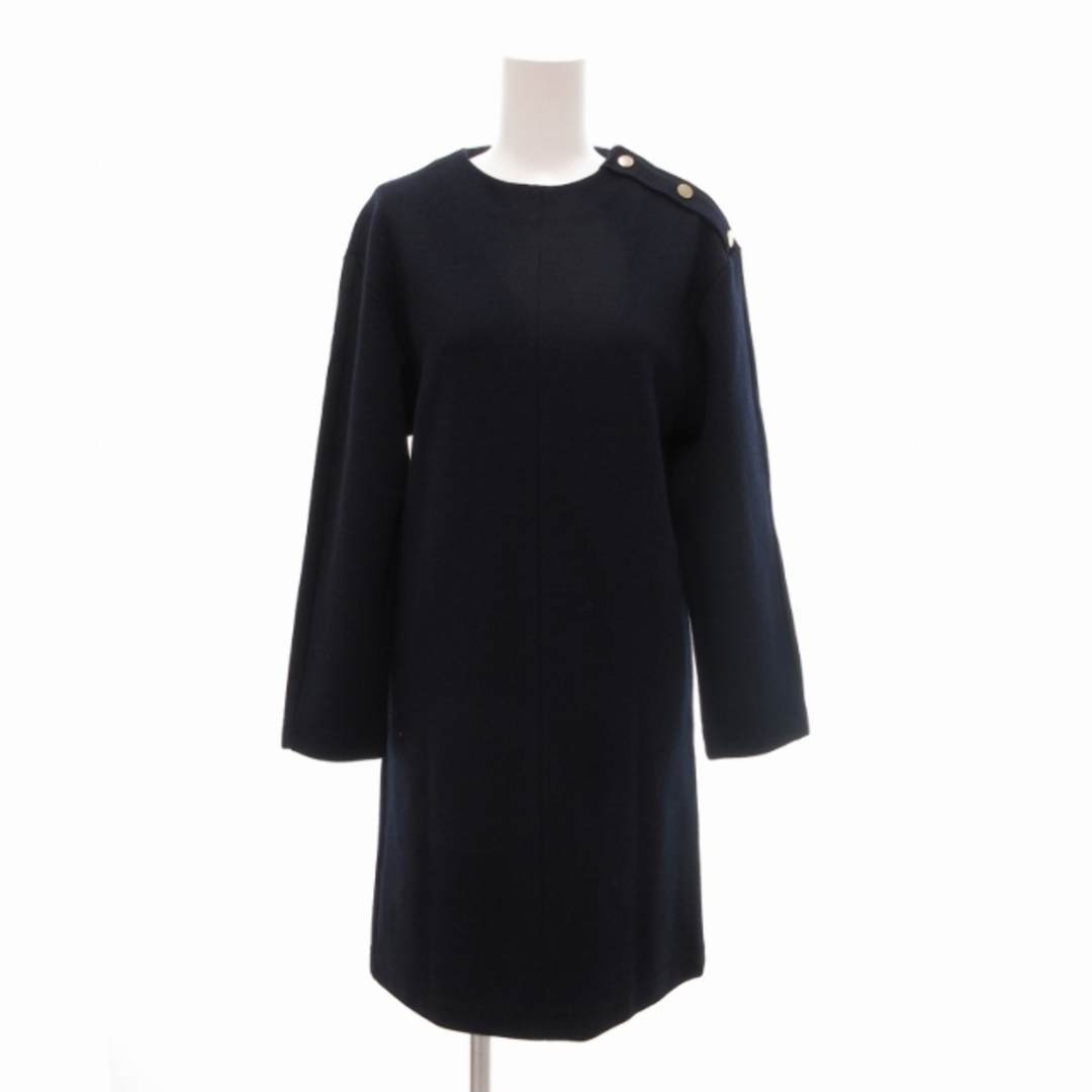 Chloe - クロエ CHLOE 美品 ワンピース 長袖 ひざ丈 金ボタン Chloe - クロエ CHLOE 美品 ワンピース 長袖 ひざ丈 金ボタン