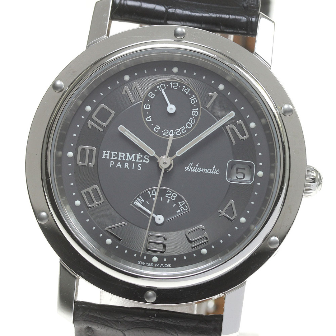 エルメス HERMES CL2.810 クリッパー パワーリザーブ デイト エルメス HERMES CL2.810 クリッパー パワーリザーブ デイト