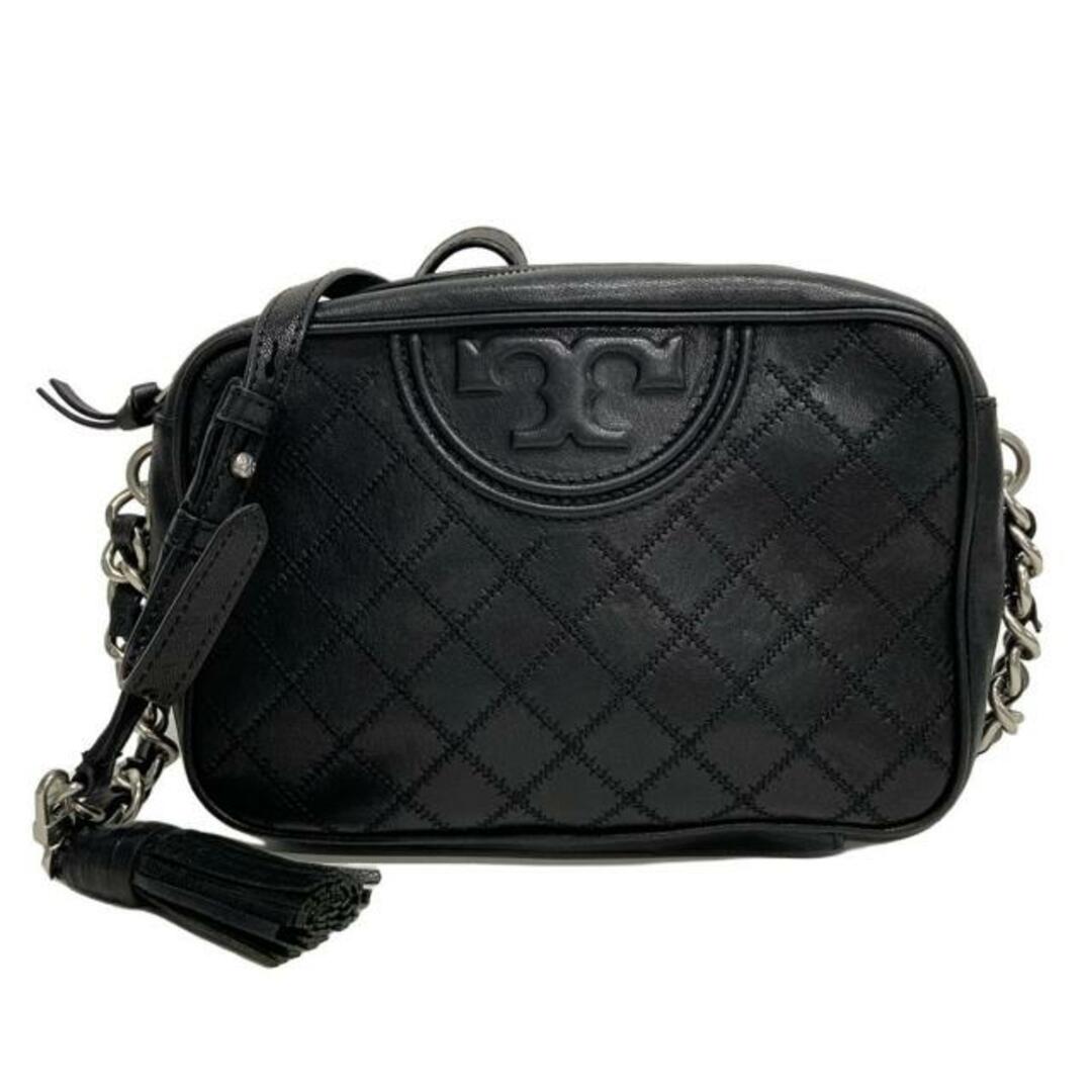 TORY BURCH(トリーバーチ) ショルダーバッグ - 黒 レザー TORY BURCH(トリーバーチ) ショルダーバッグ - 黒 レザー