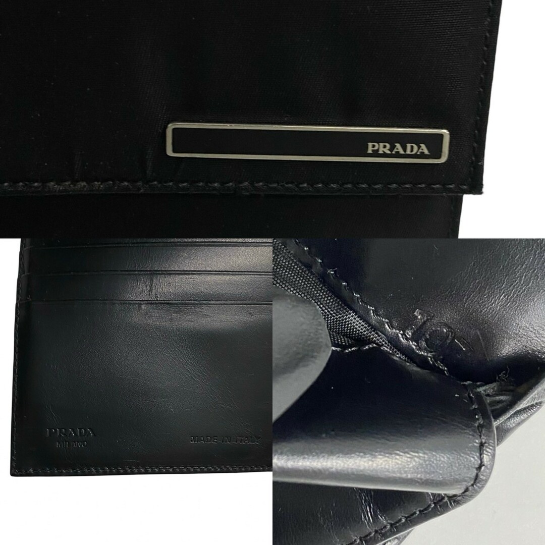 極 美品 希少品 PRADA プラダ ロゴ 金具 ナイロン レザー 本革 極 美品 希少品 PRADA プラダ ロゴ 金具 ナイロン レザー 本革