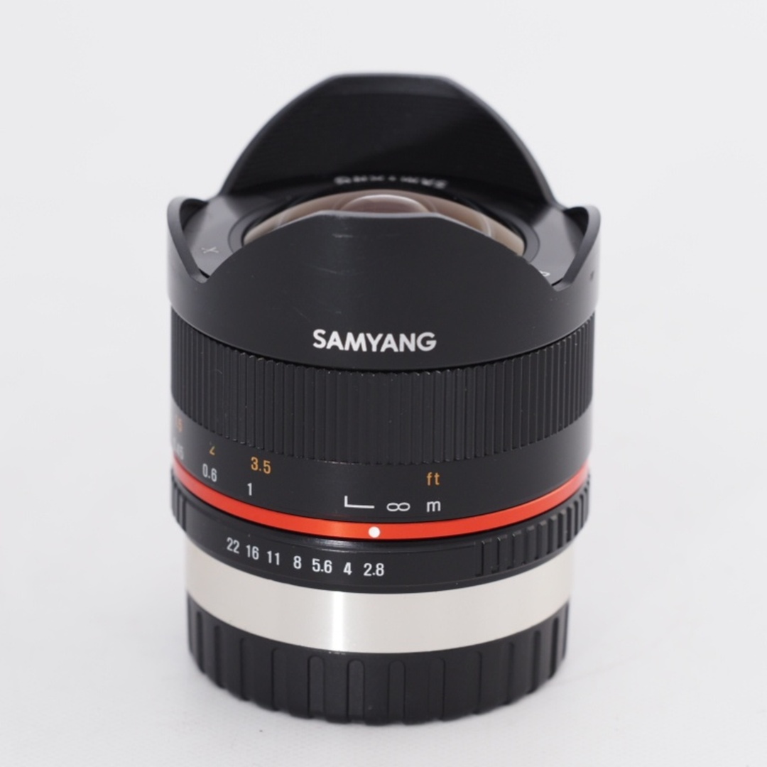 SAMYANG サムヤン 単焦点魚眼レンズ 8mm F2.8 II ブラック フジ SAMYANG サムヤン 単焦点魚眼レンズ 8mm F2.8 II ブラック フジ